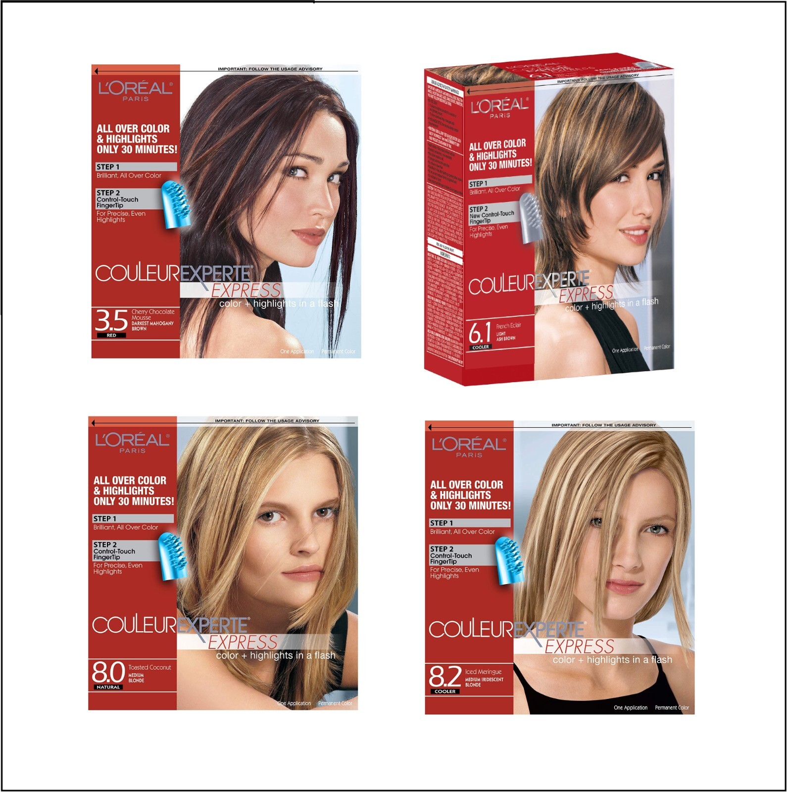 Loreal Couleur Experte Express All Over Color + Highlights in 30 Minutes CHOOSE