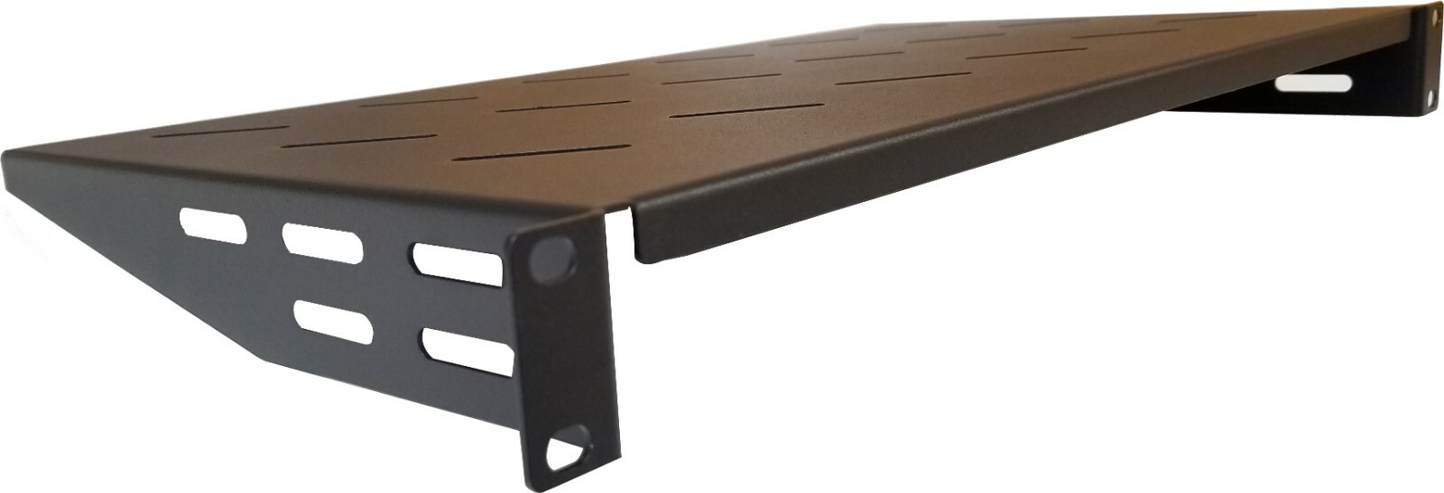 LEXAcctv Mount Rack Universal S-Shelf For Server Rack 1U 9.7" (250mm) Deep