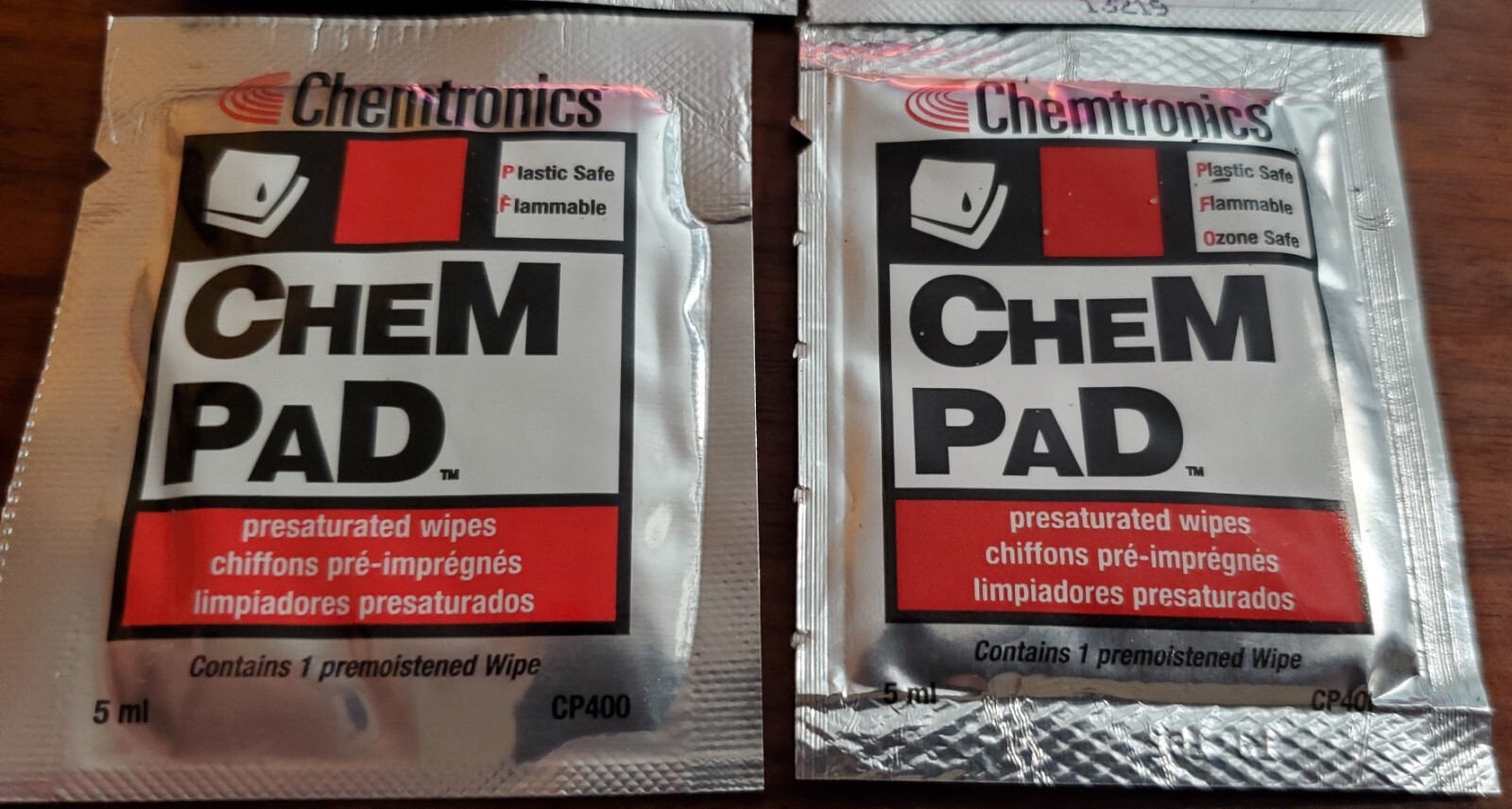 NEW Qty 25 Chemtronics Chem Pad Chempad Presaturated Wipes CP400
