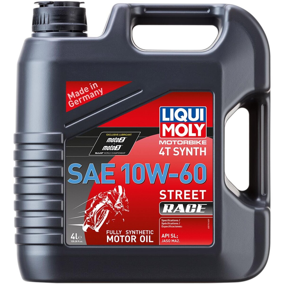 Liqui Moly 4T 10W60 Synthetic Street Race Motor Oil - 20072
