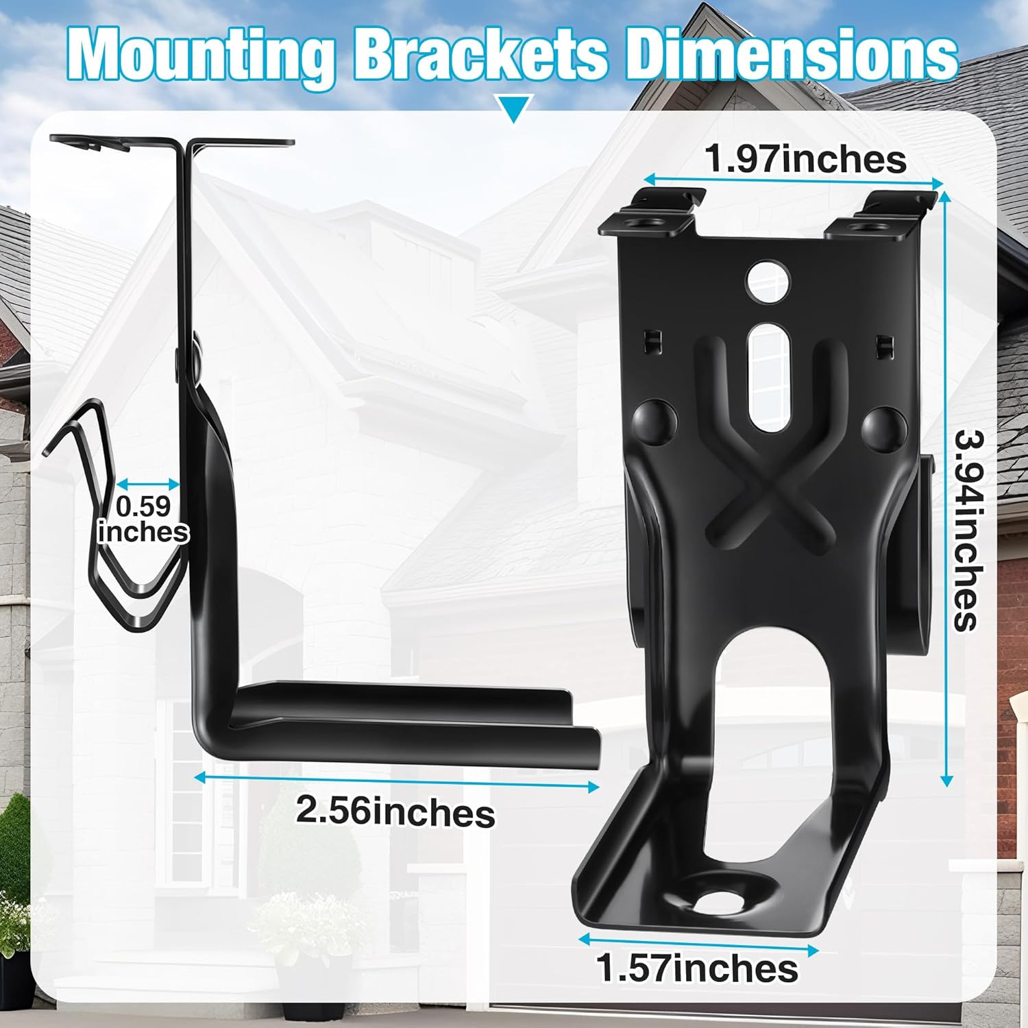 2 Pack Garage Door Sensor Brackets Compatible with Craftsman & Liftmaster