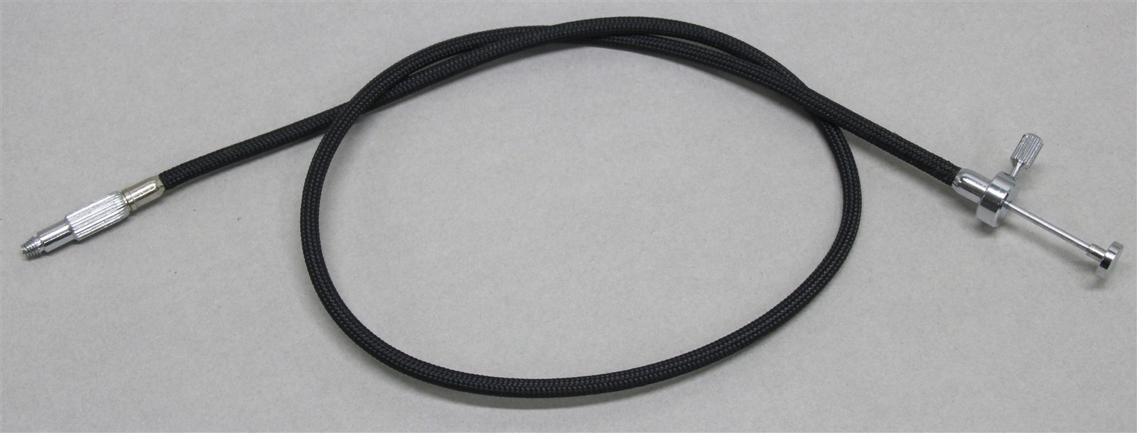Vintage 18" Long Cloth Covered Cable Release w/Locking Screw Made in JAPAN