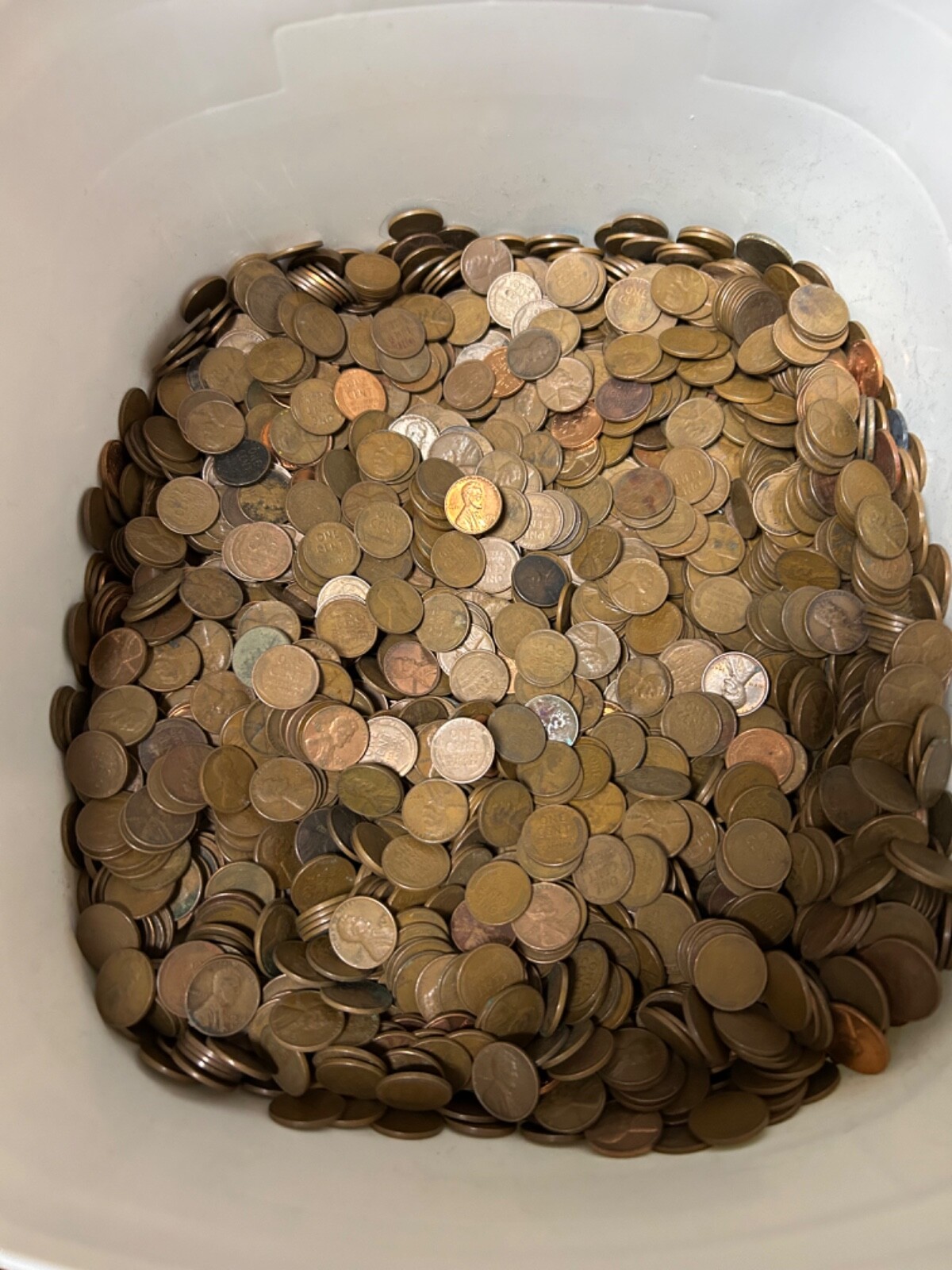 Lincoln Wheat Cent Bulk Lot - 10 lbs  Unsearched Pennies 1909-1958 VDB