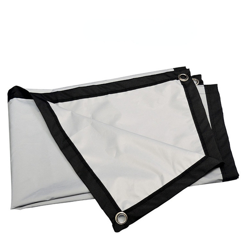 3D High Brightness Projector Screen Anti Light Metal Screen with Hooks Decor
