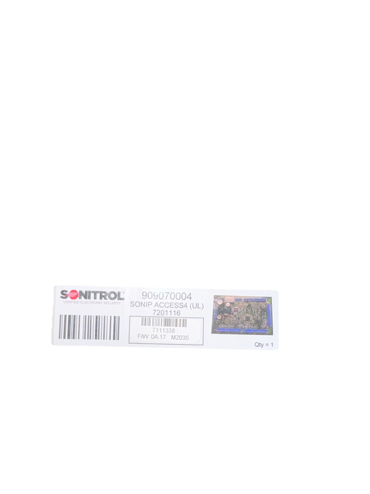 909070004 SONIP ACCESS4 (UL) 7201116