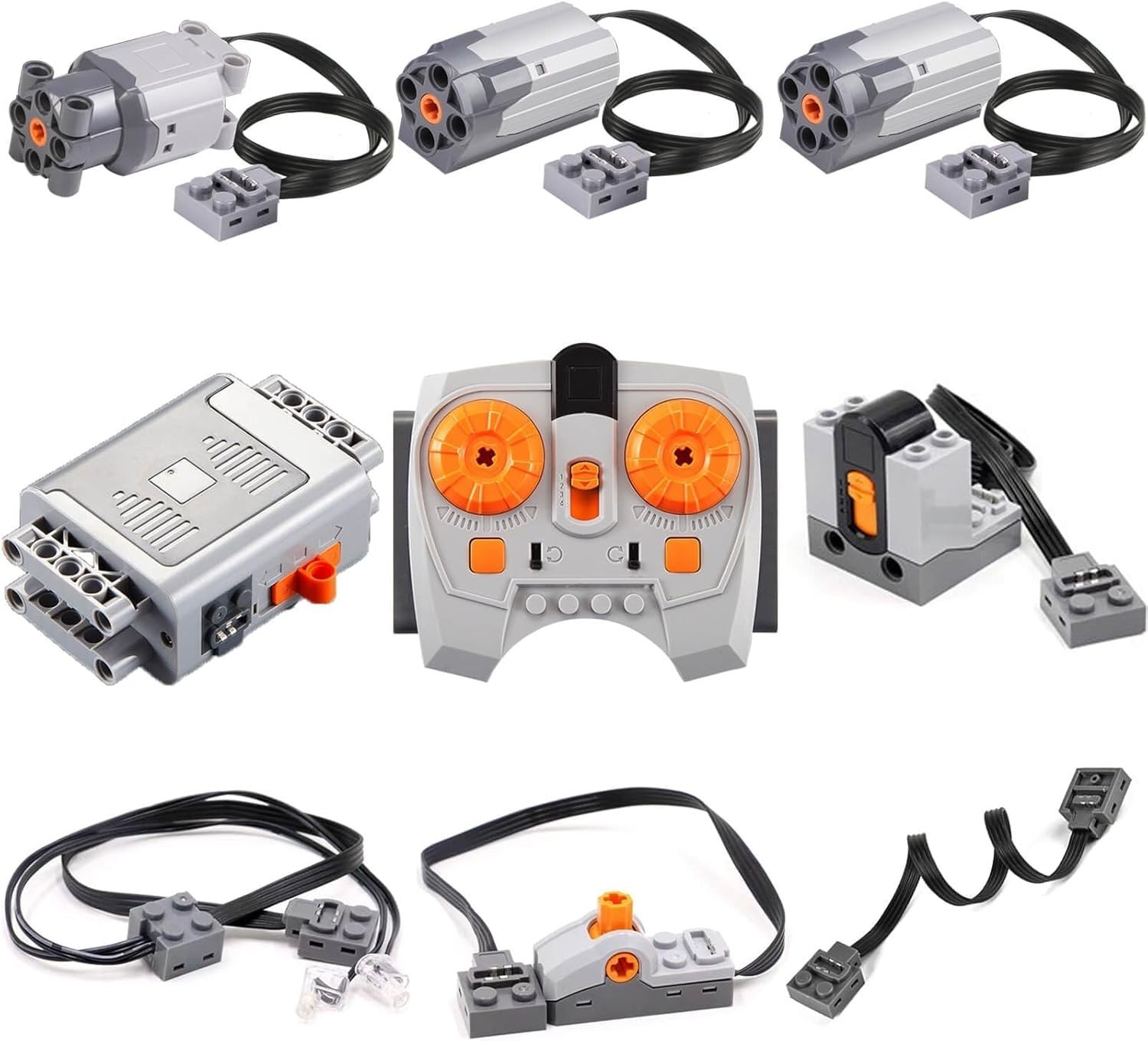 9-in-1 Motor Set Technic Motorized Kit Compatible with Lego: Power Function
