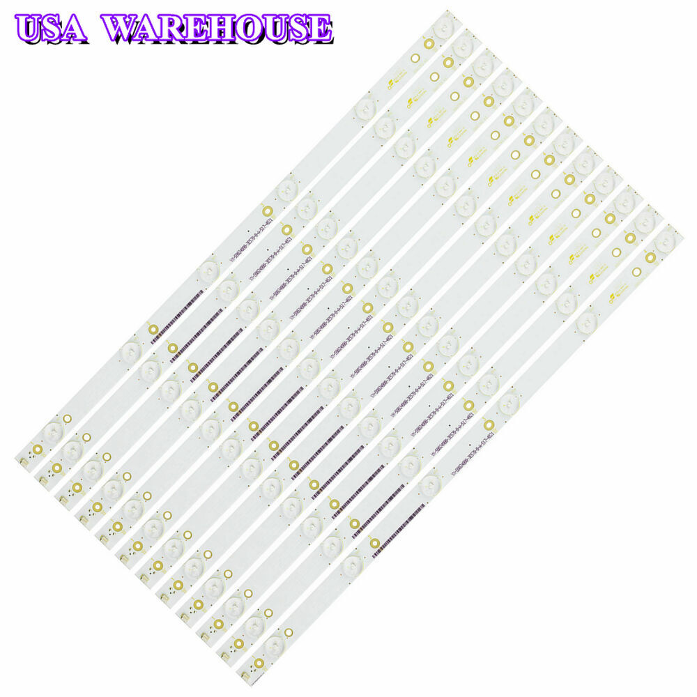 LED Backlight Strips(12) for Vizio E50-C1 D50U-D1 D50-D1 500TT43 V3 500TT43 V4