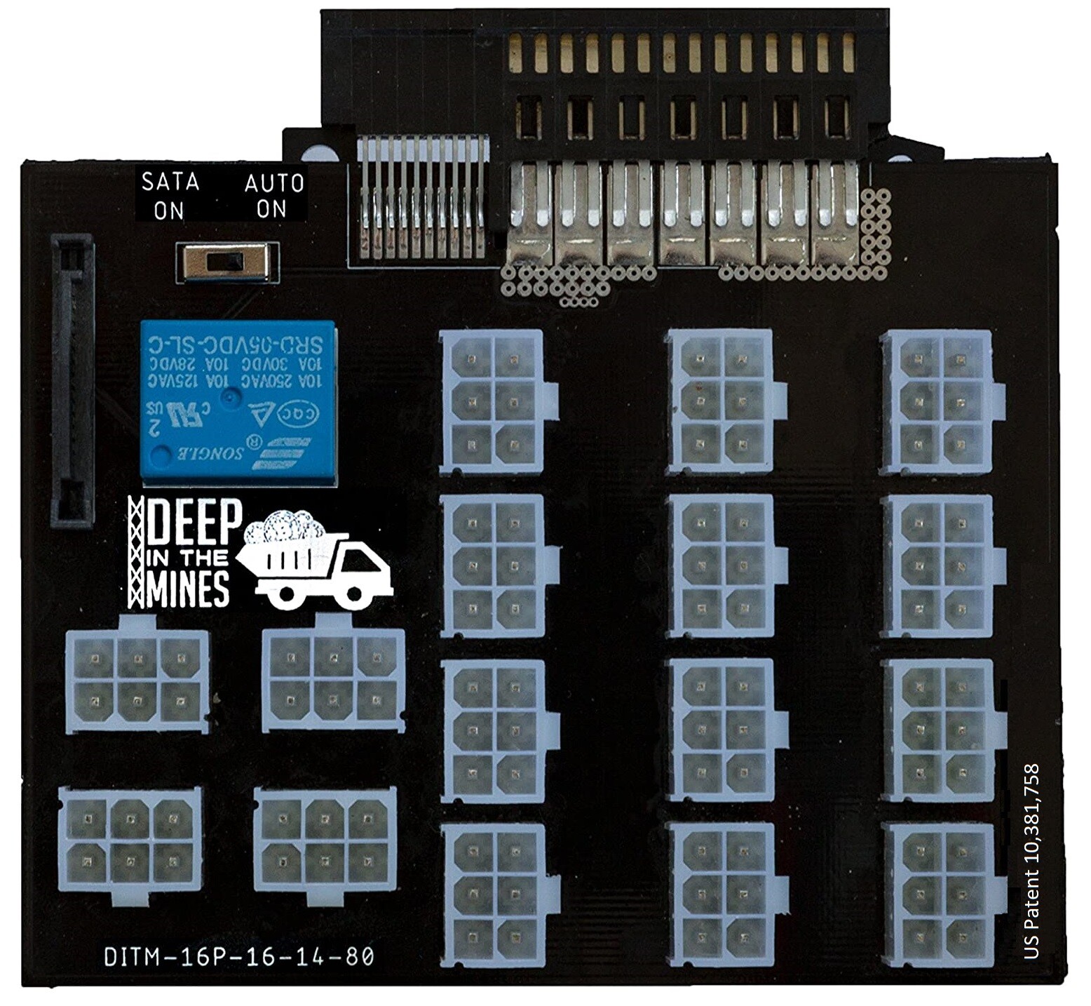 HP 1600w 1400w 800w Breakout Board for GPU Mining 16 PCI (1 Year Warranty)