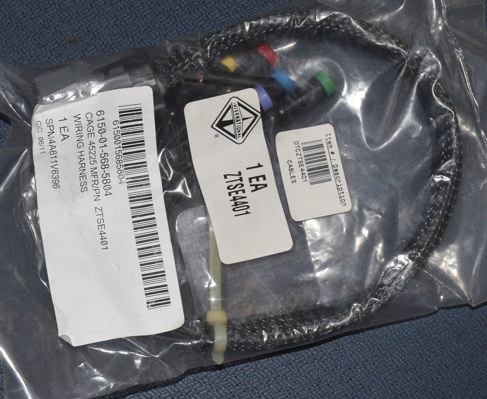 INTERNATIONAL ZTSE4401 INJECTOR TEST DIAGNOSTIC HARNESS OTC 6150-01-568-5804