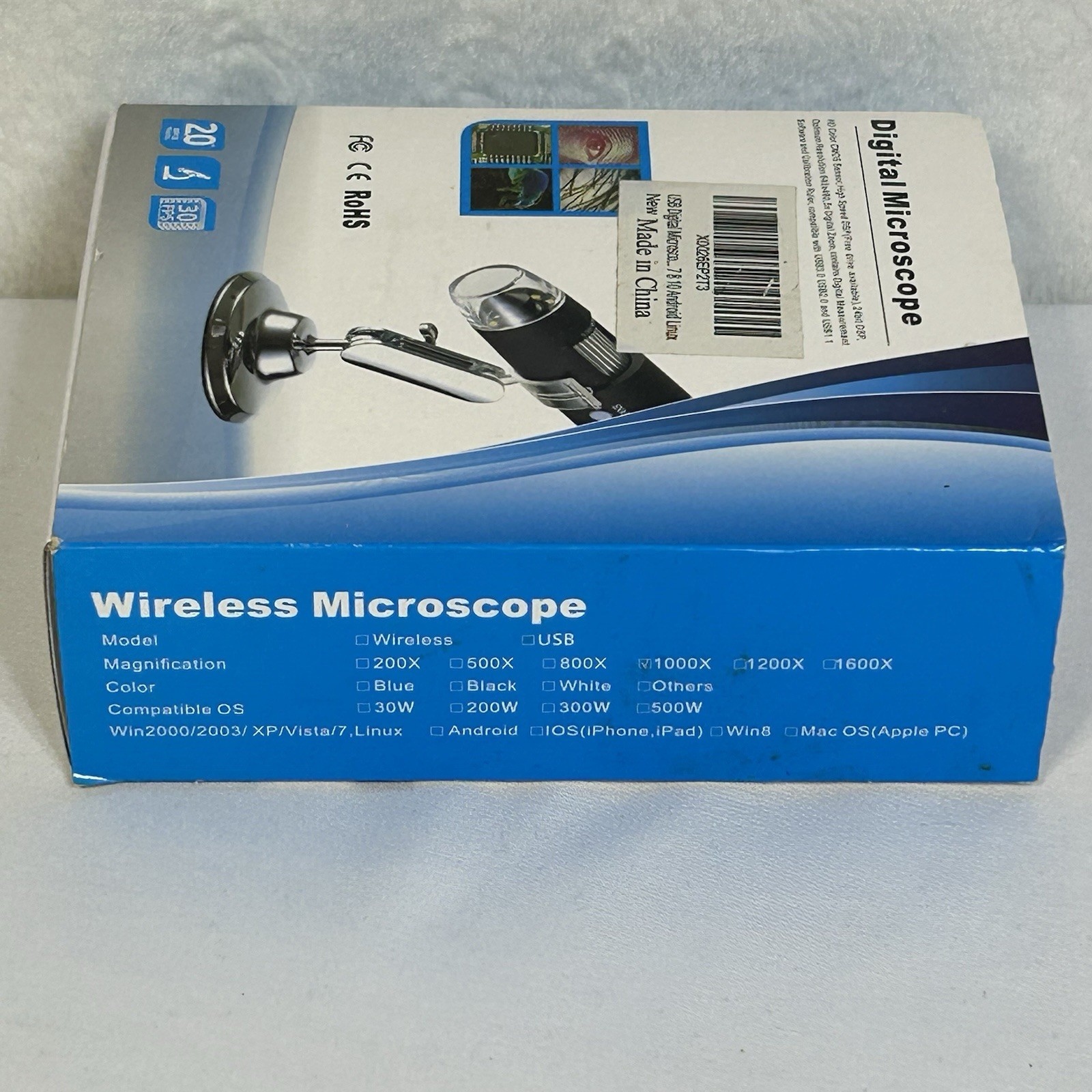 USB Digital Wireless Microscope X0026EP2T3 7 8 10 Android Linux
