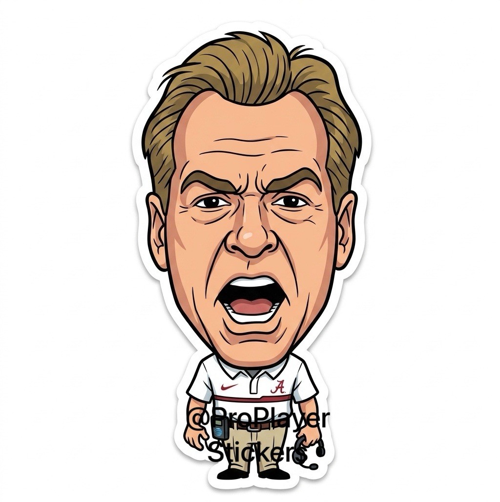 🏈 Nick Saban “Happy” Sticker 🏈