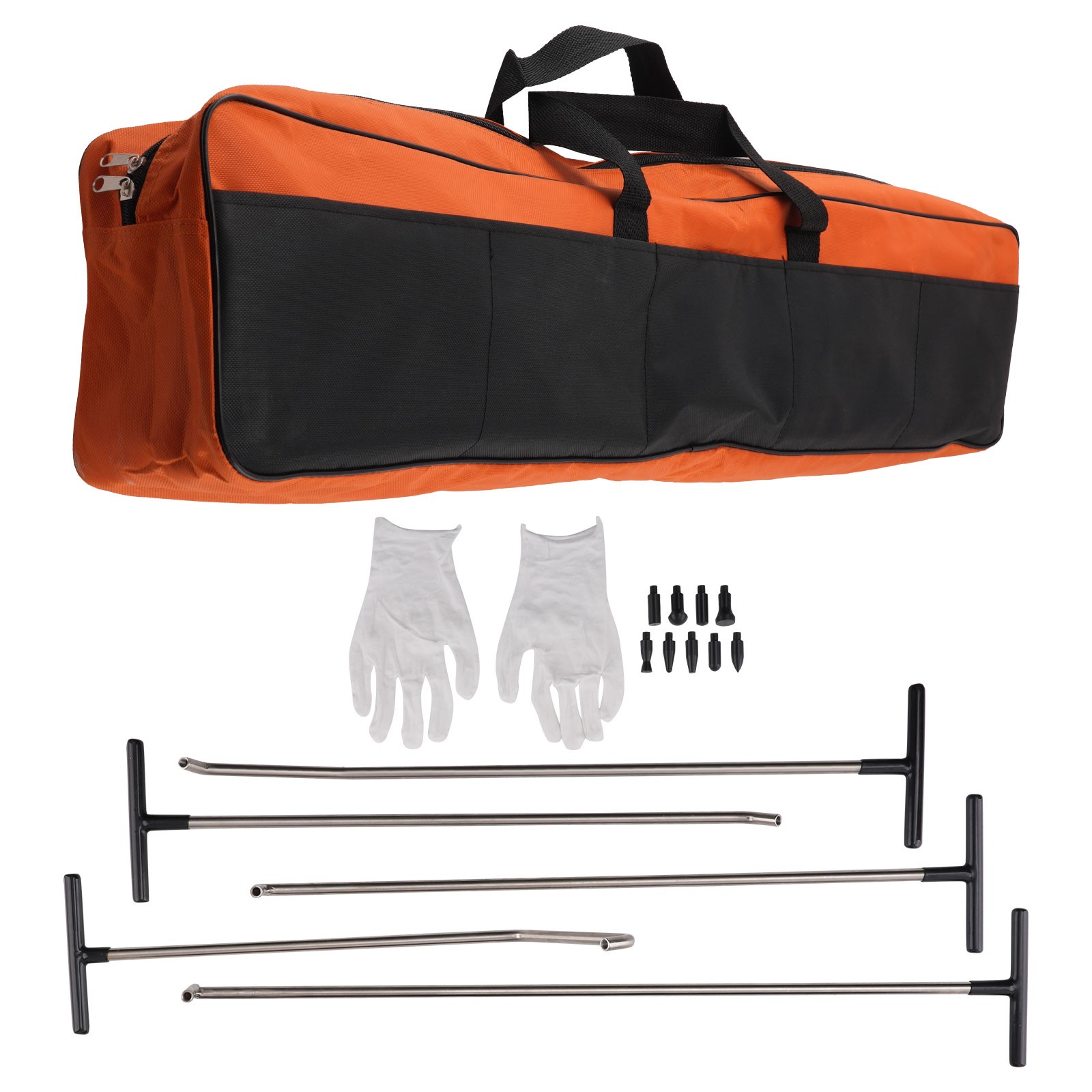 Auto Body PDR Tools Push Rods Kit Paintless Dent Repair Hail Removal Tool Set