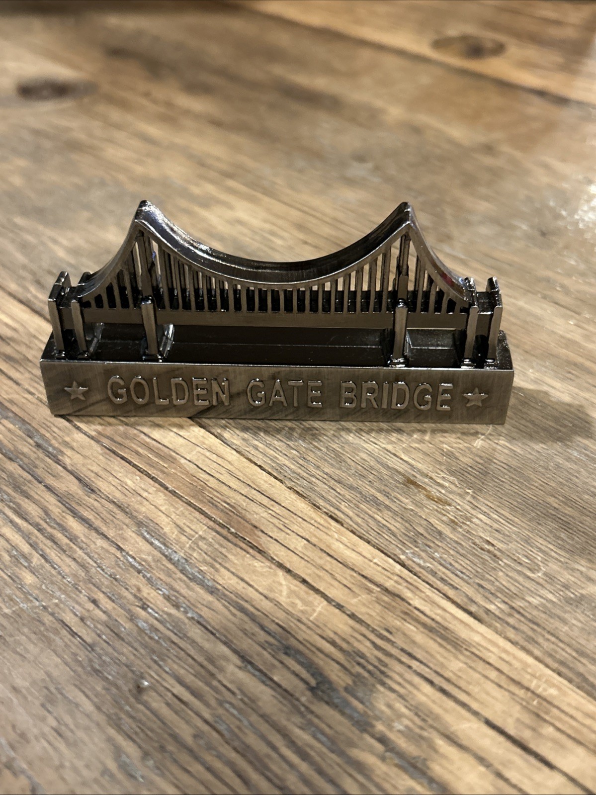 Die-Cast Miniature Pencil Sharpener Golden Gate Bridge Collectible Decor