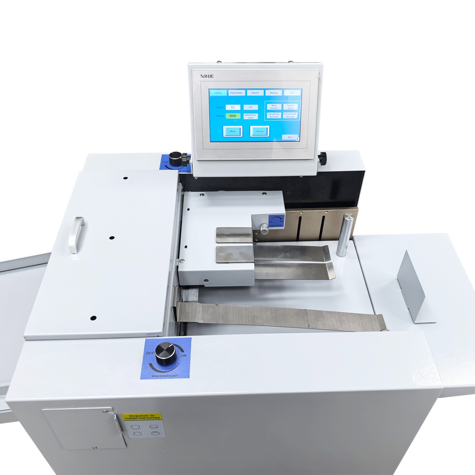 110V 13in Digital Creasing Machine Full Automatic Creasing Machine Touch Screen