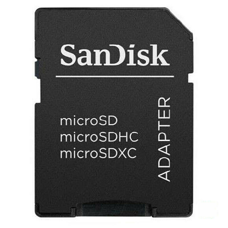 3x SanDisk Micro SD to SD Card Adapters + Hard Case – New