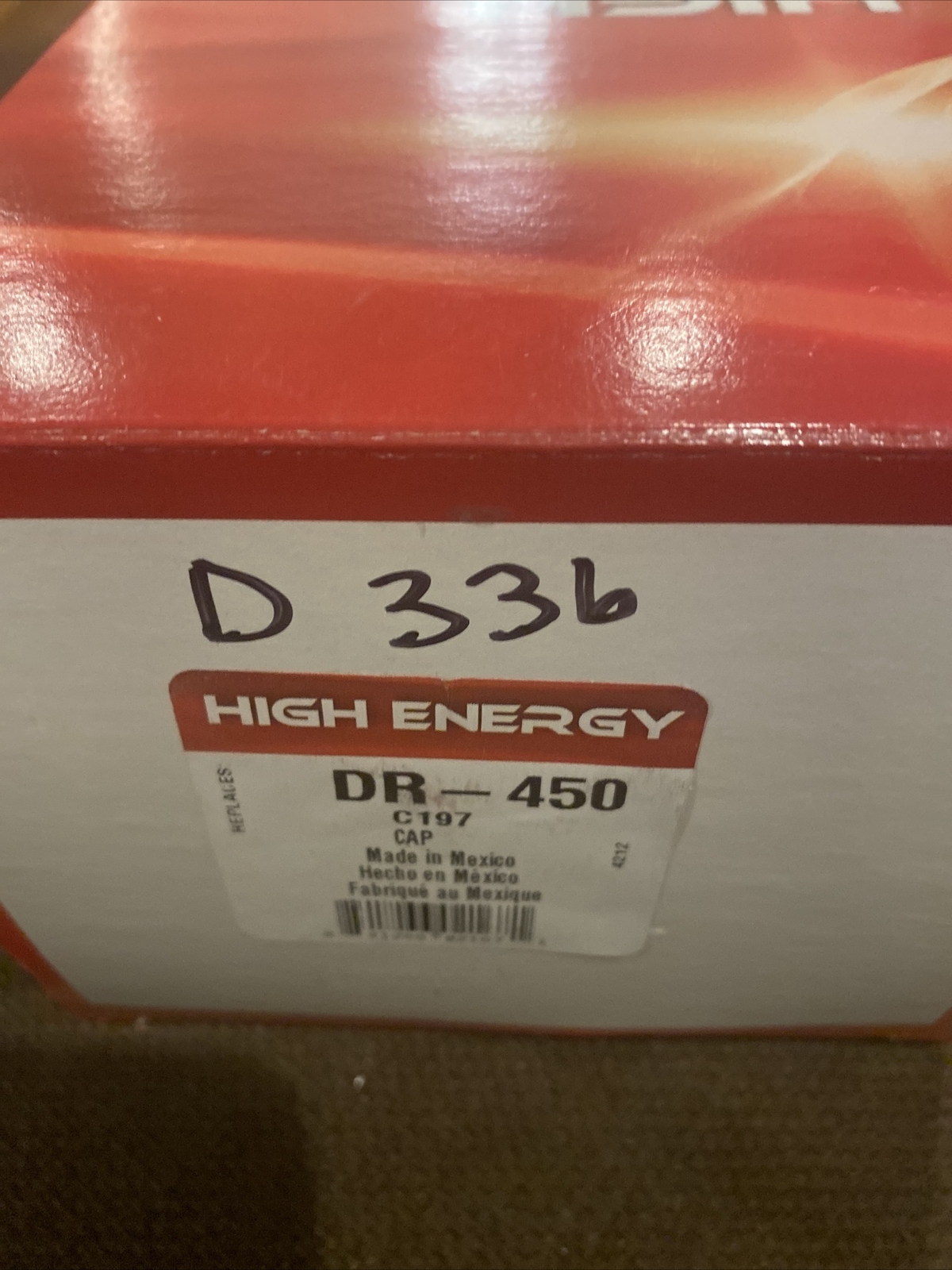 1974-1987 STD-DR-450 DISTRIBUTOR CAP GM VEHICLES FARM AND INDUSTRIAL NORS