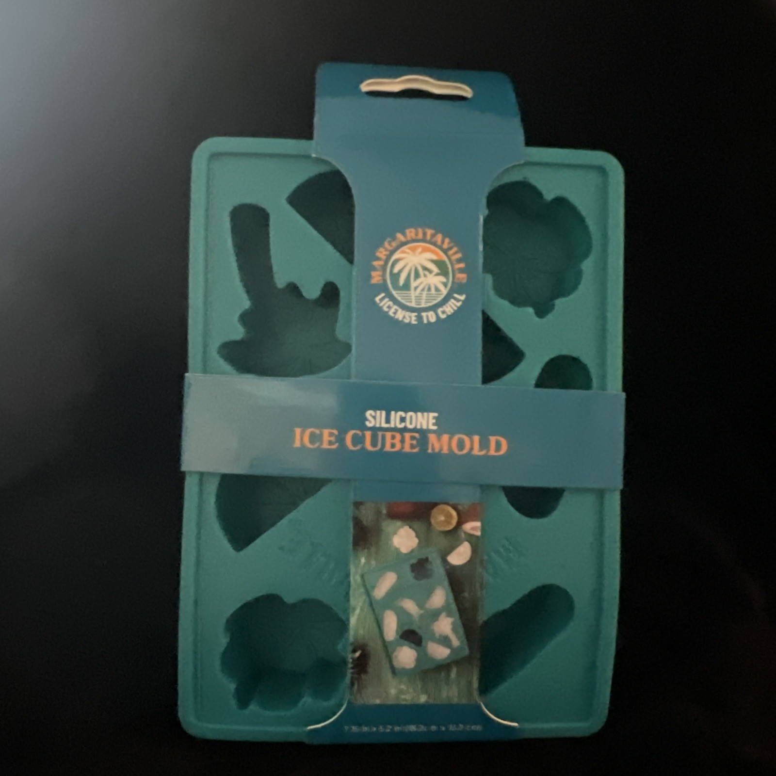 Margaritaville  Silicone Ice Cube Mold 9 Tropical Shaped Ice Cubes New