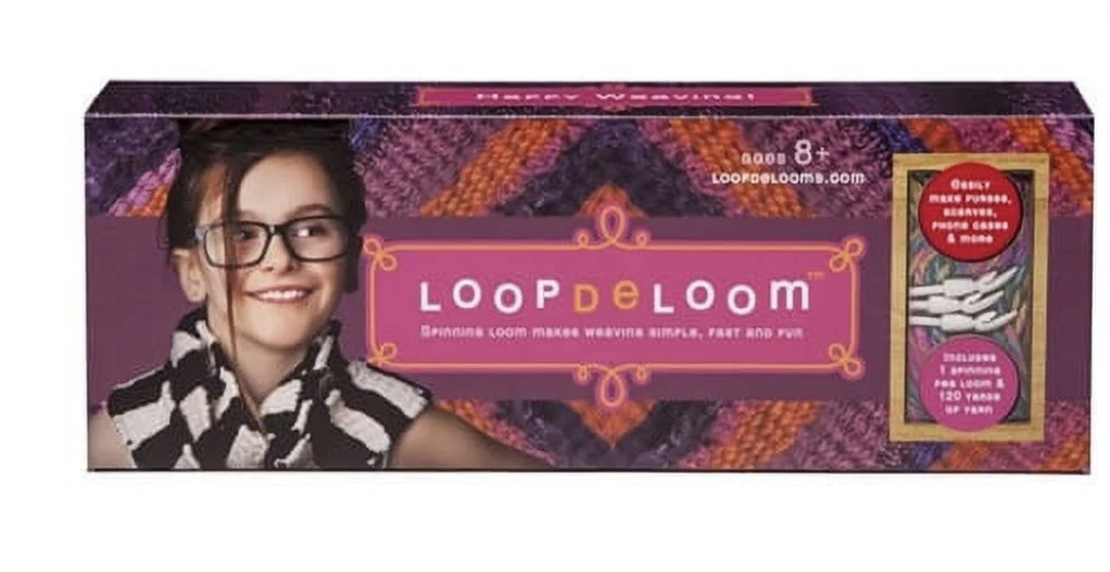 Loop De Loom Spinning Weaving Craft Kit New 8+ Includes Yarn