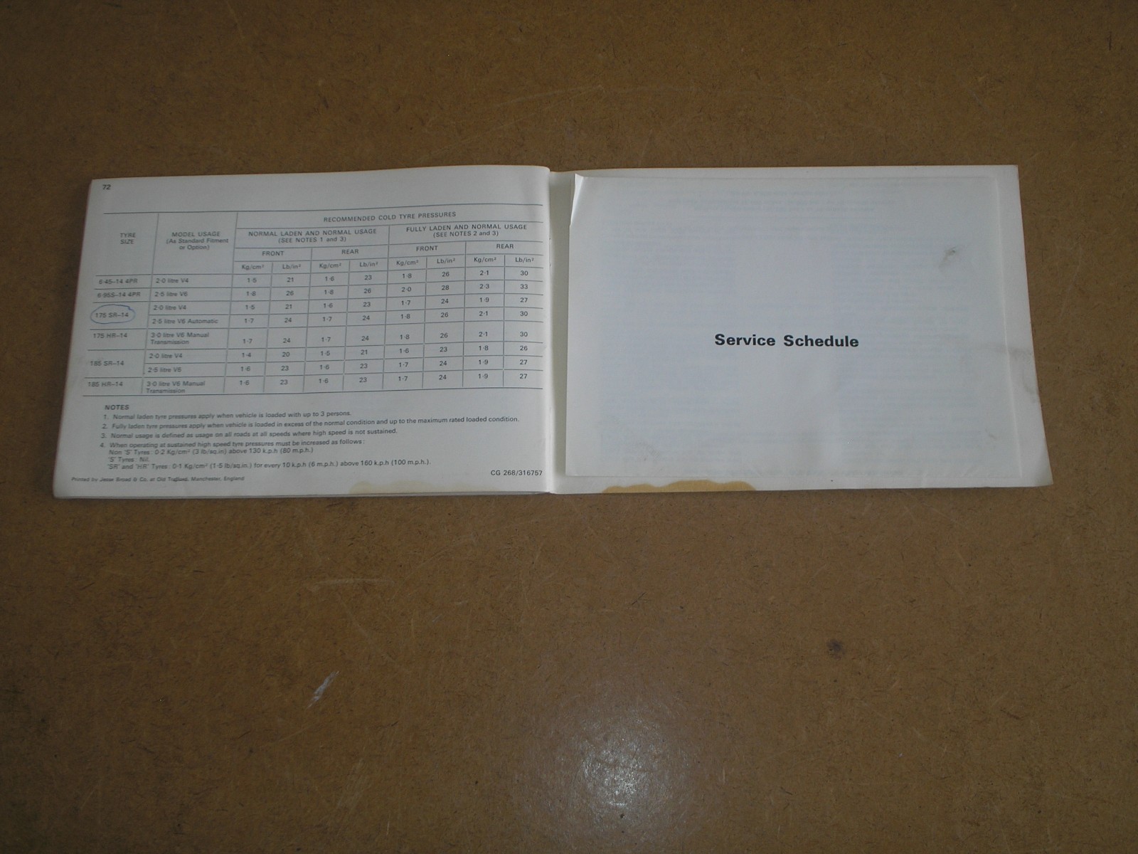 1972 ford consul owner handbook