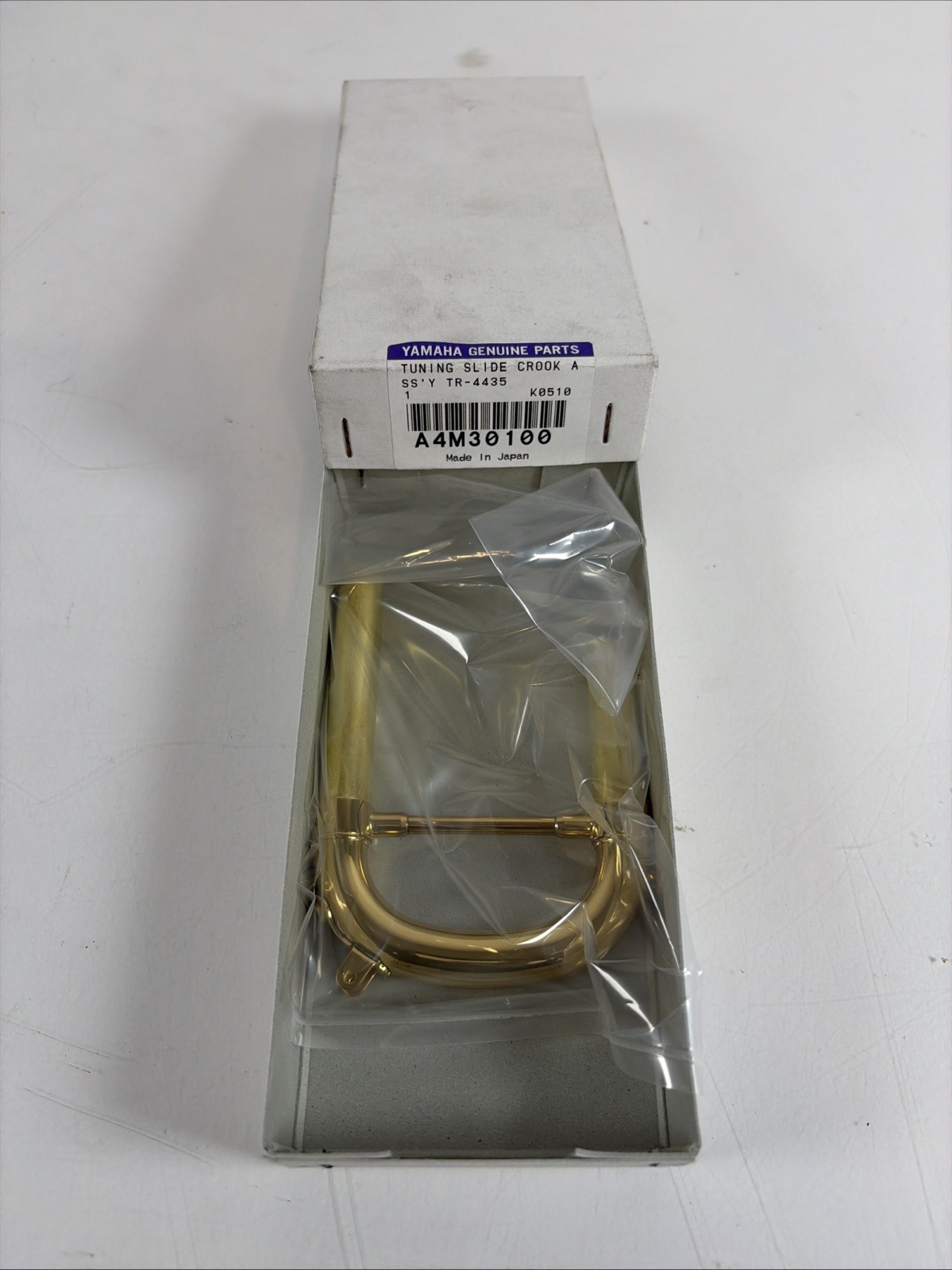 OEM Genuine Yamaha Tuning Slide Crook Assembly for TR-4435 Trumpet New