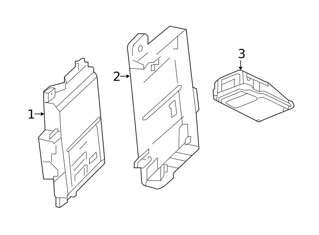 Genuine GM Active Safety Control Module 84991870