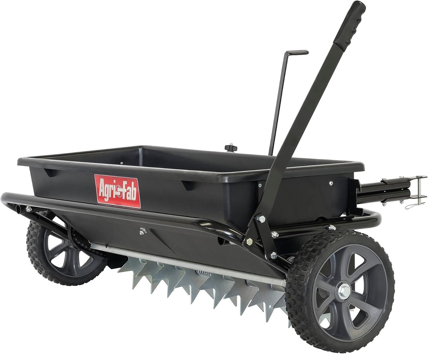45-0543-AMZ 100 lb. Tow-Behind Lawn & Garden Spiker/Seeder/Drop Spreader for See