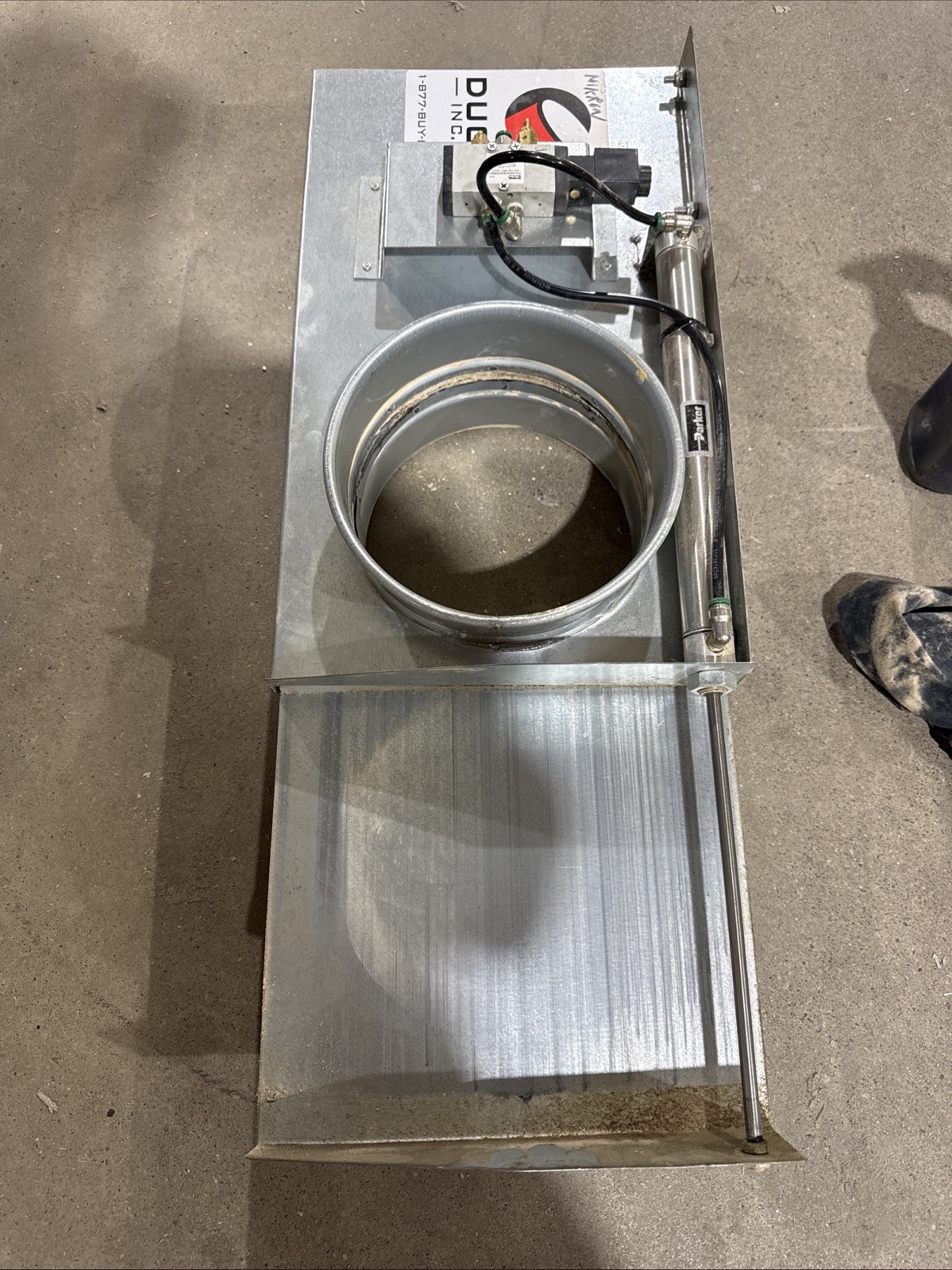 NordFab Duct Inc Automatic 8” Blast Gate