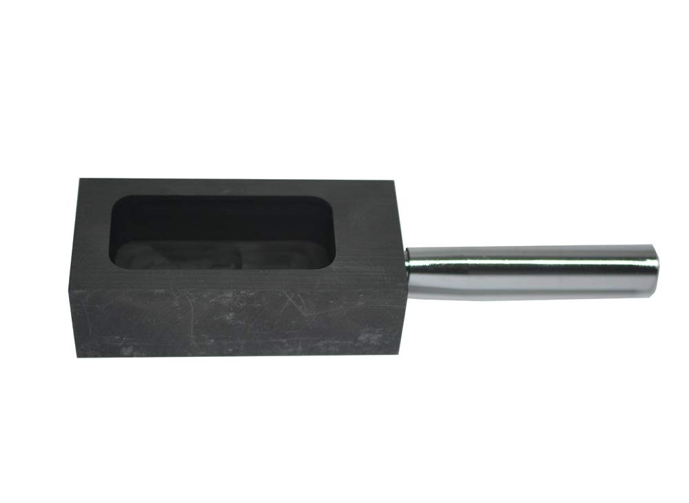 Gold Silver Graphite Ingot Mold Mould Crucible for Melting Casting Refining w...
