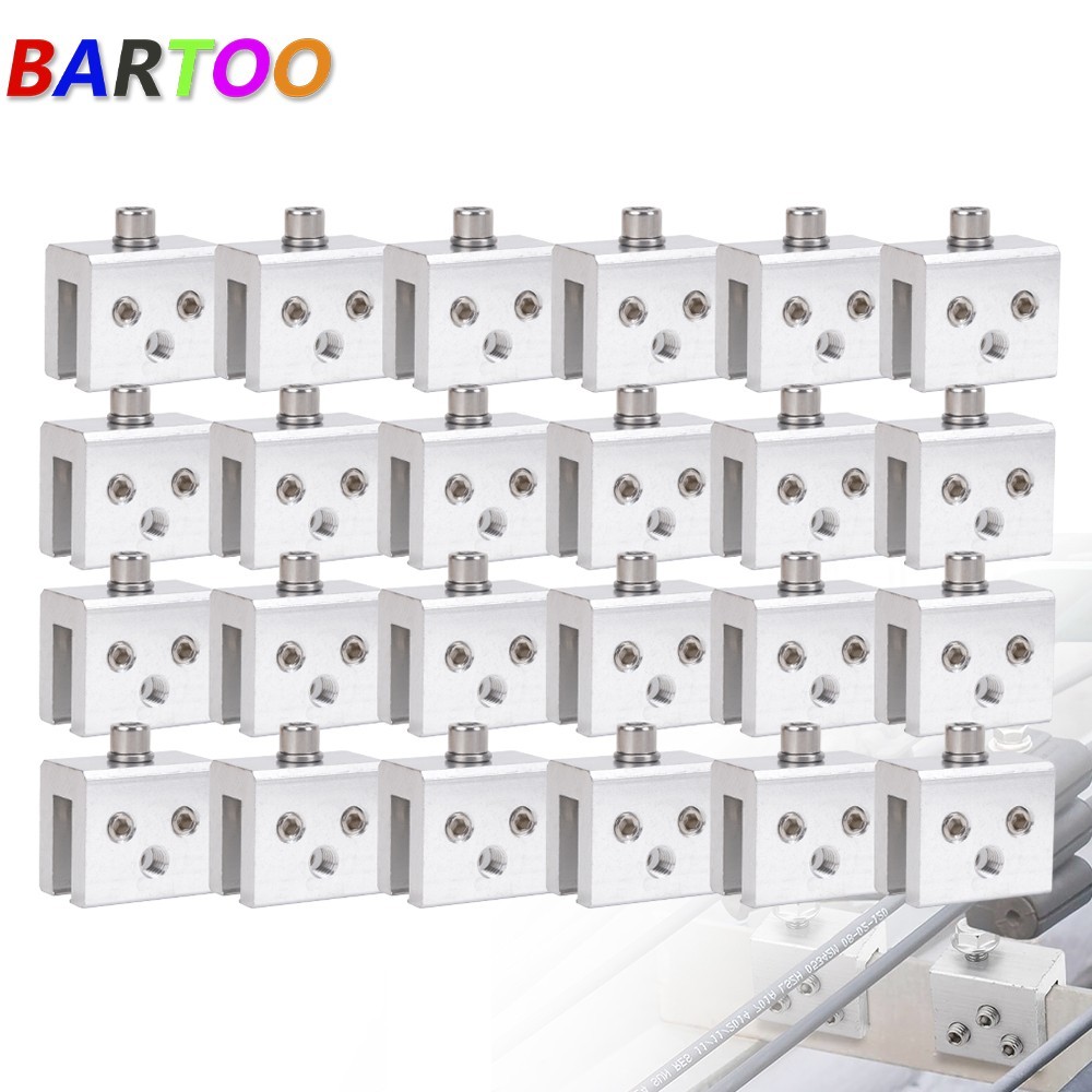 24PCS Standing Seam Roof Clamps Metal Roof Standing Racking Solar Panel Bracket