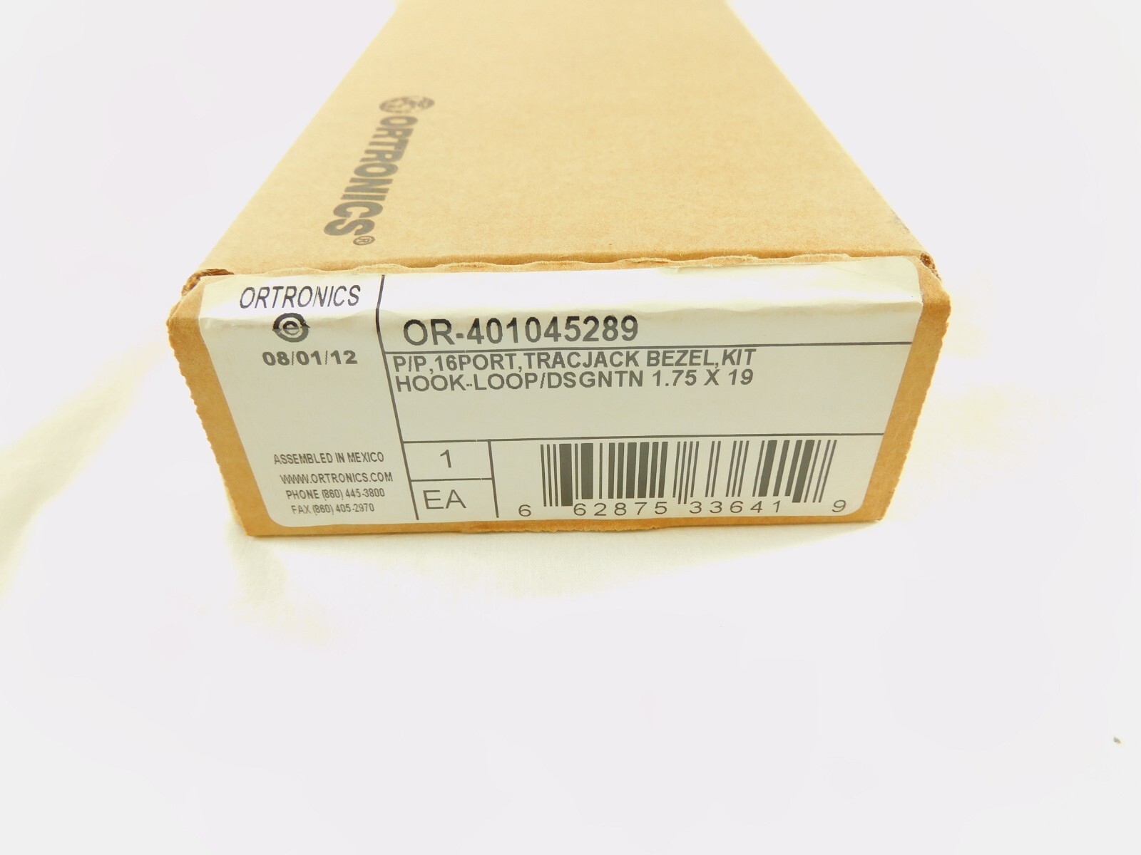 TracJack Patch Panel Kit for 16 modules 401045289 Ortronics - Unloaded - NEW