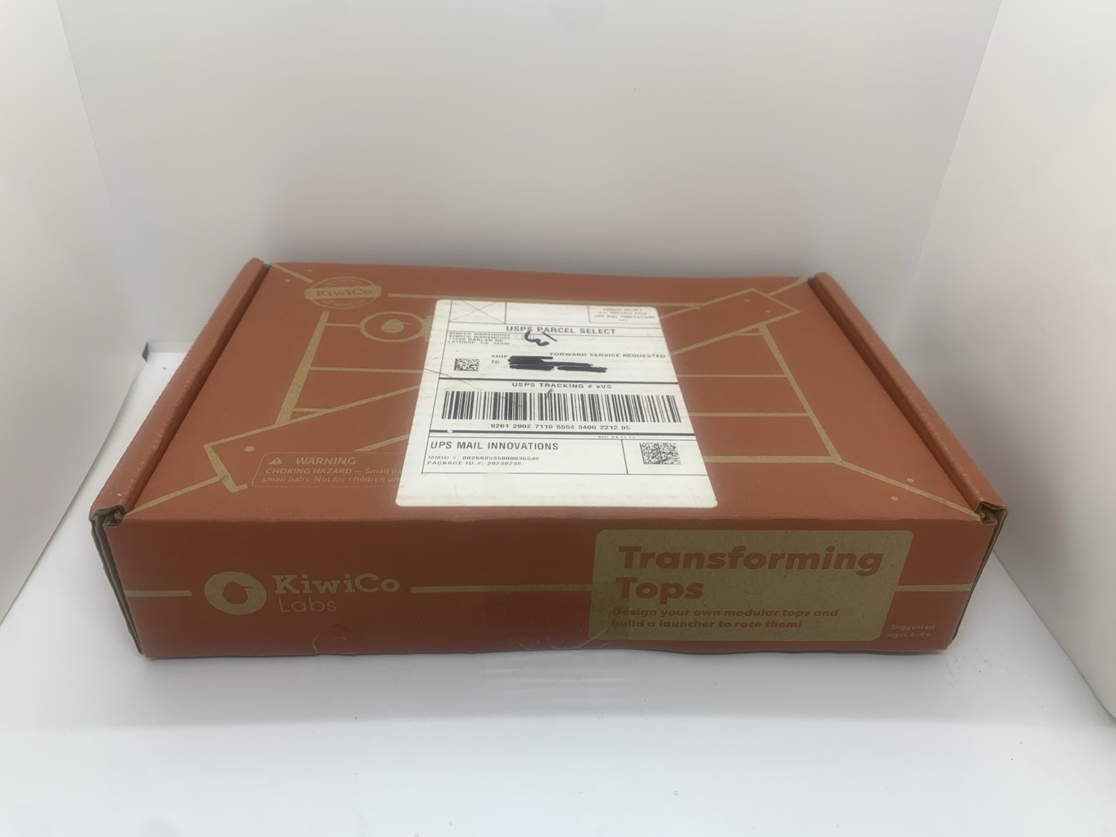 Kiwi Co Tinker Crate STEM Toy "Transforming Tops" Ages 6-9+ 2024 NEVER OPENED