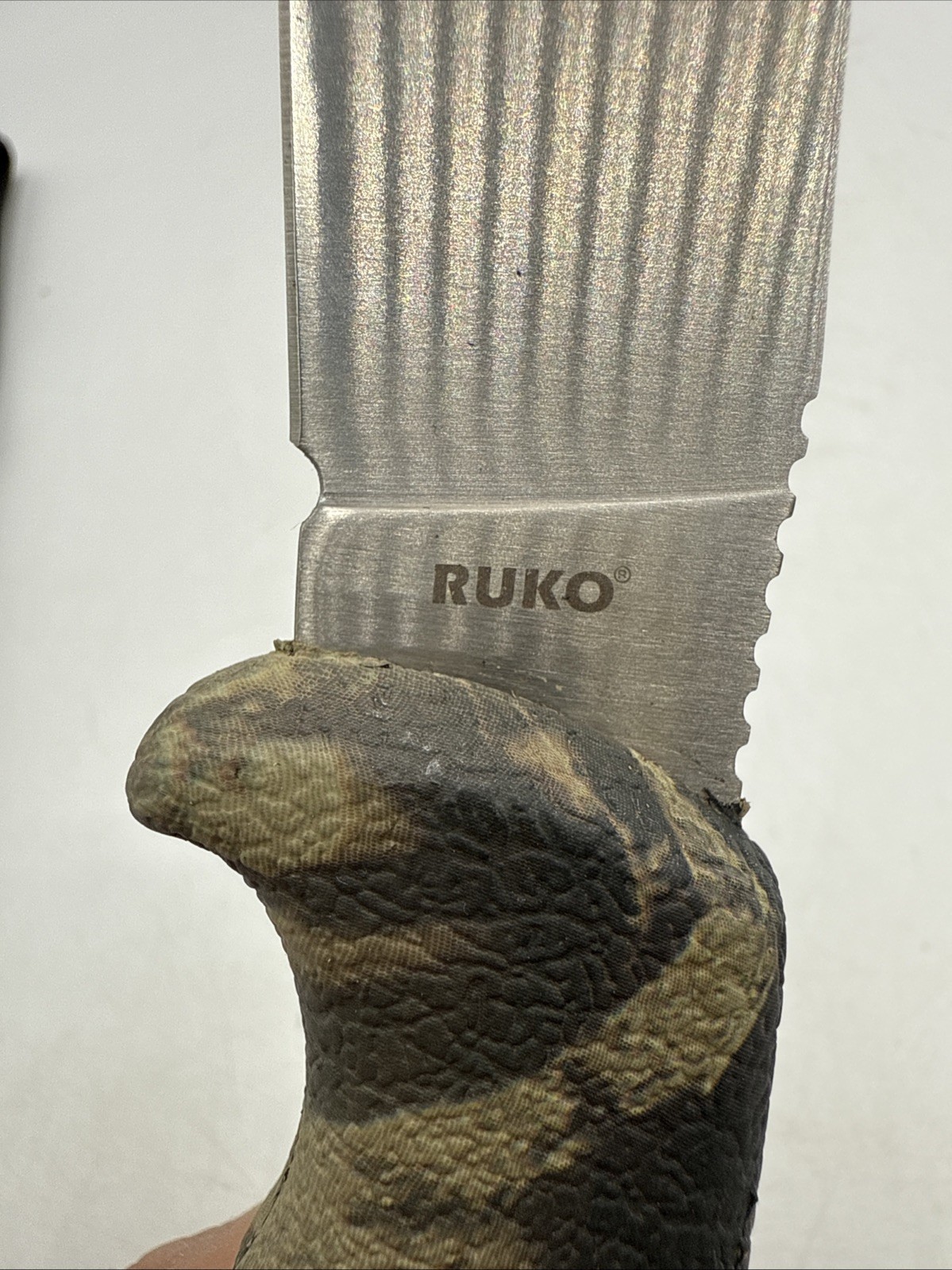 RUKO fixed blade Camo Hunting Knife