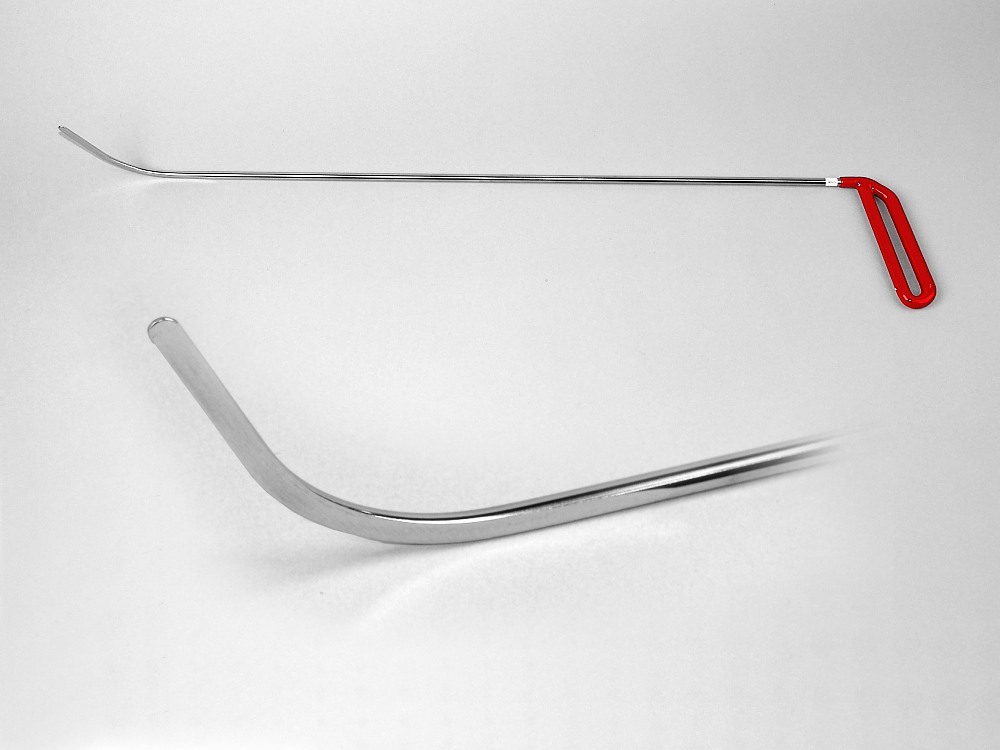 WD-5 5/16" diam, 30" length, 4" Toe, Blade Curved Tip Angle PDR Tool