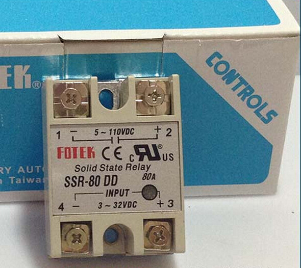 Fotek SSR-80DD SSR80DD 80A Solid State Module Brand Free Ship