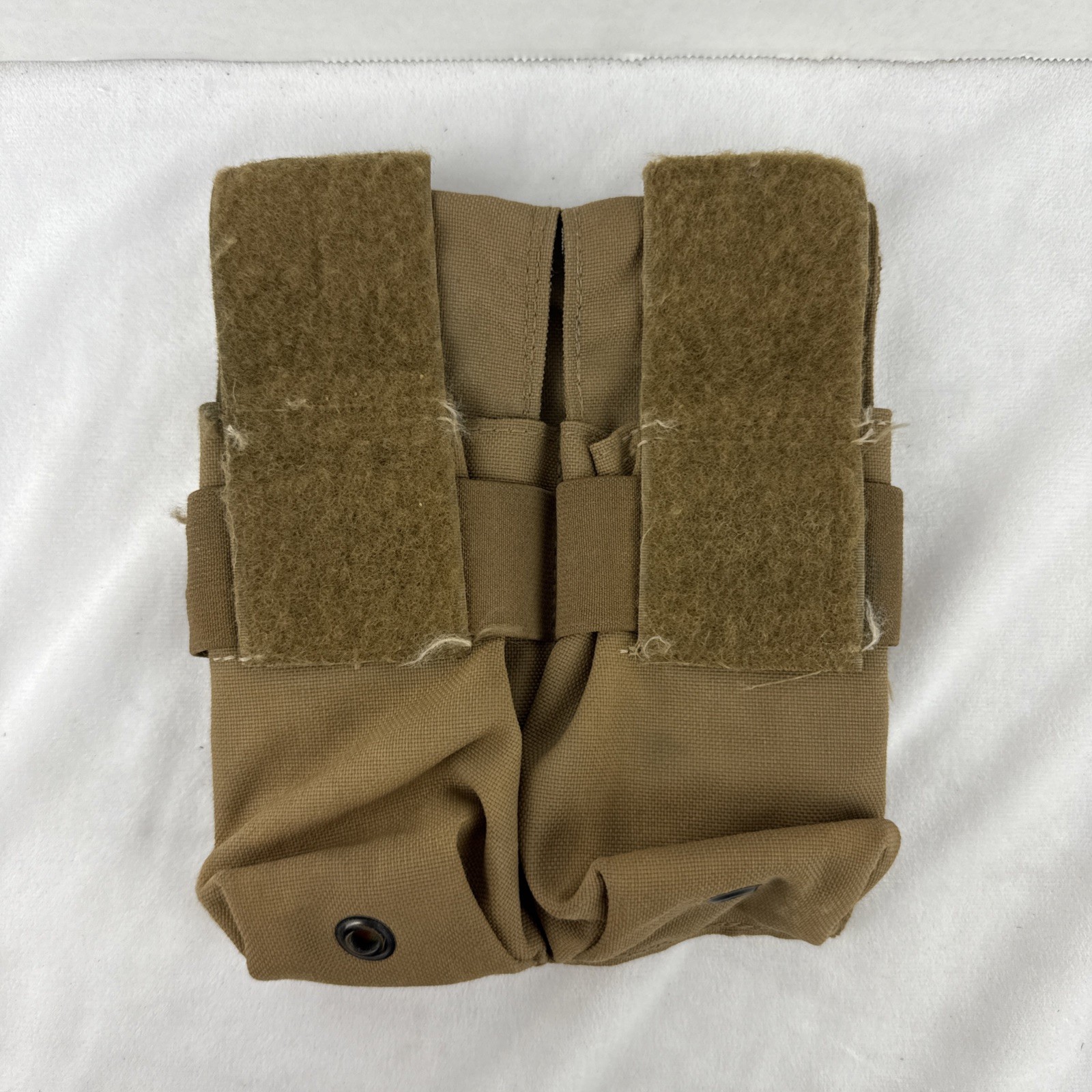 USMC Army Double Rifle Magazine Pouch Coyote Brown Open Top
