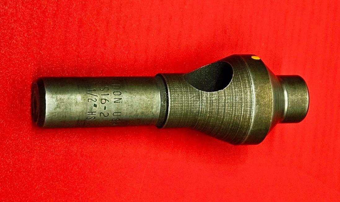 WELDON Countersink CS 16-2, 82° 1/2" HS, With Flat - USA Made