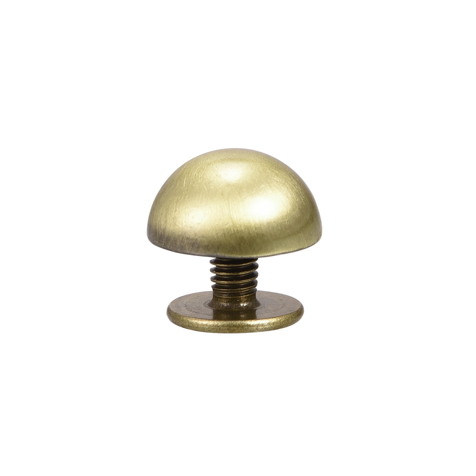 10x6mm Screw Back Rivets Solid Round Head Leather Studs Bronze Tone 10 Sets