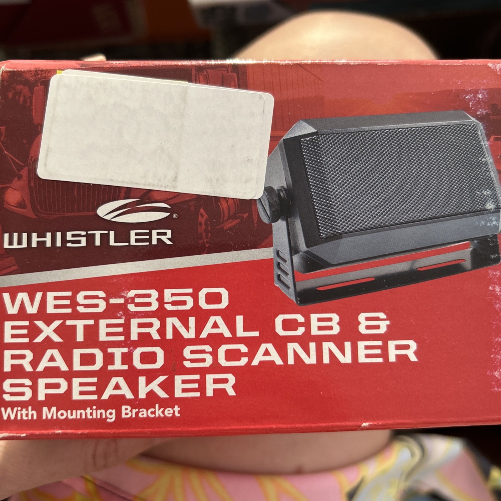 External Speaker Bracket Mounted Radio Scanner Whistler WES-350 -