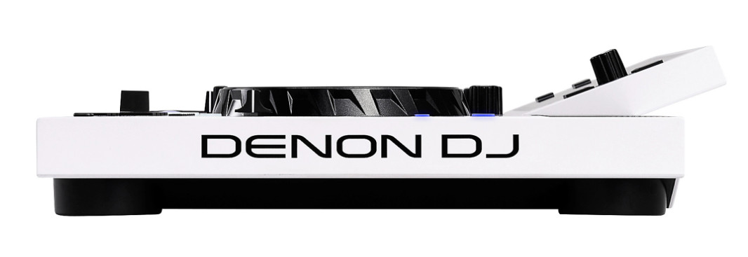 Denon DJ SC LIVE 4 WHITE - 4-Deck Standalone DJ Controller with 7” Touchscreen,