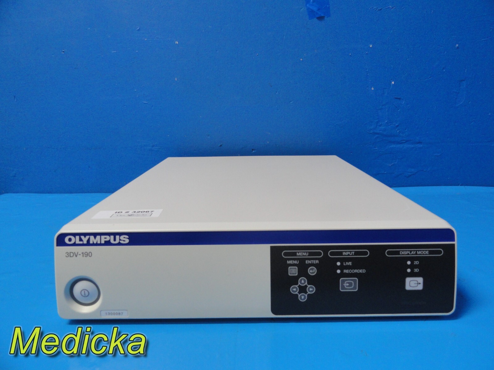 Olympus 3DV-190 3D Visualization System Console W/ Cables ~ 32067