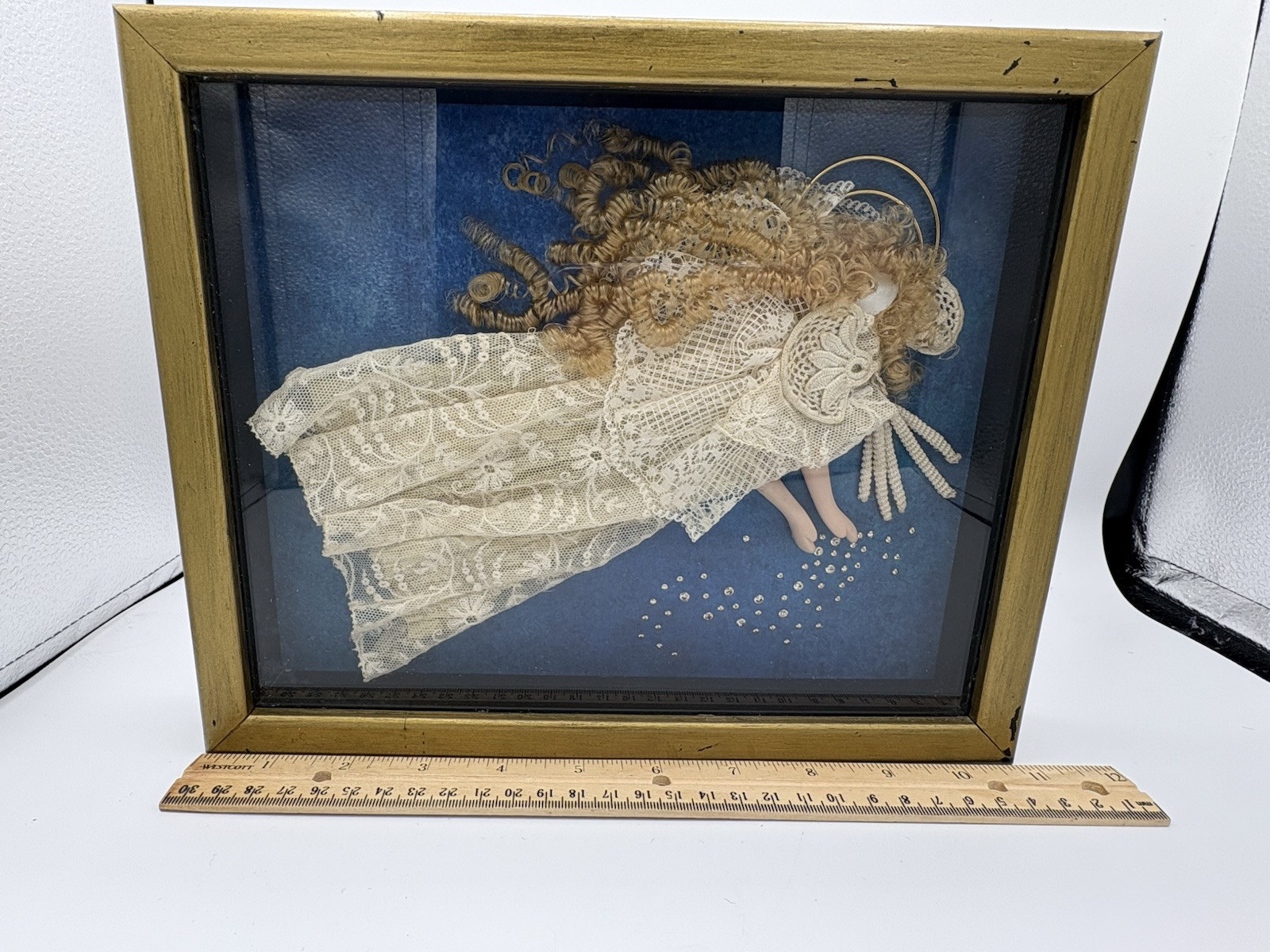 Mixed Media Angel Shadow Box