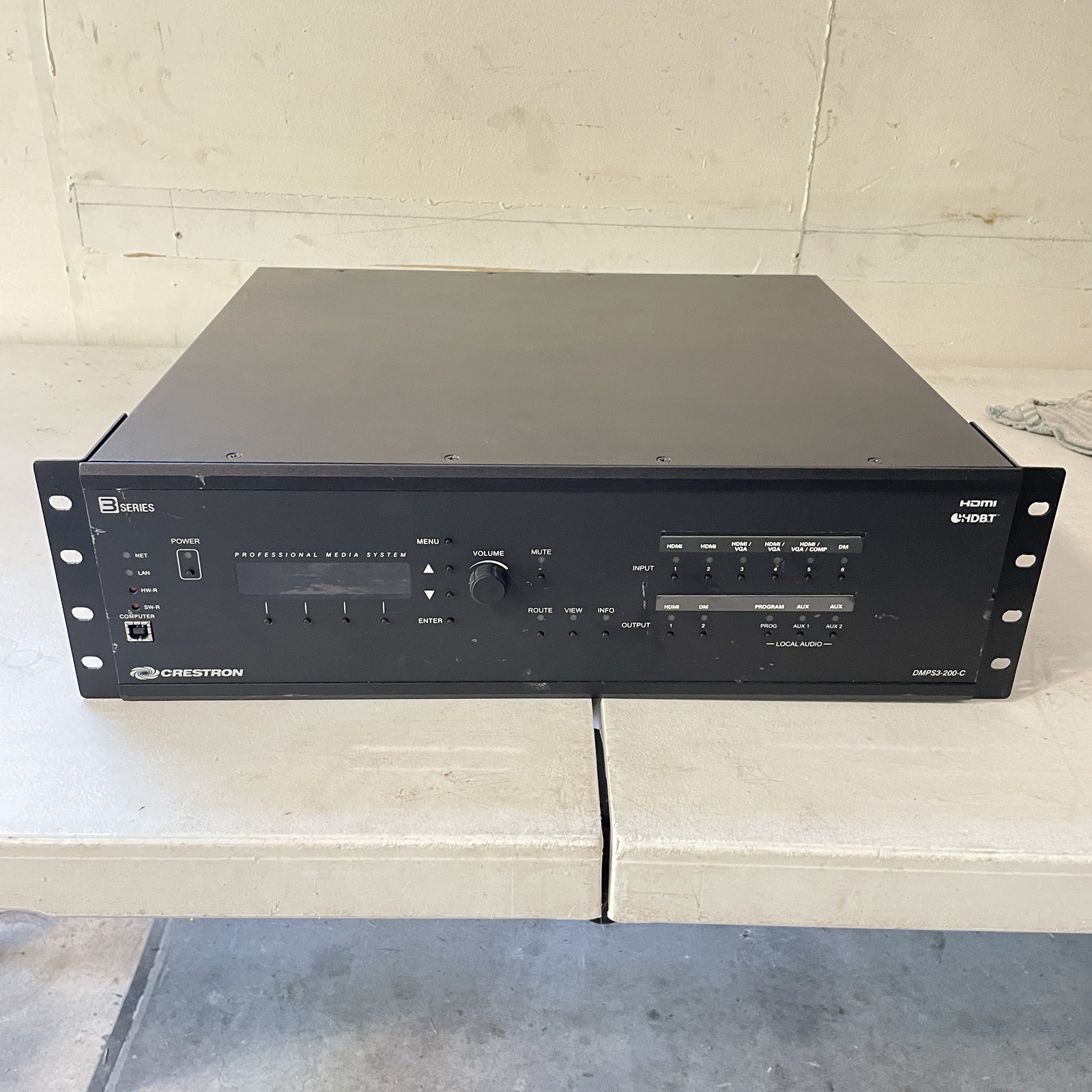 Crestron DMPS3-200-C 3 Series Digital Media Presentation System 200 Rack Mount