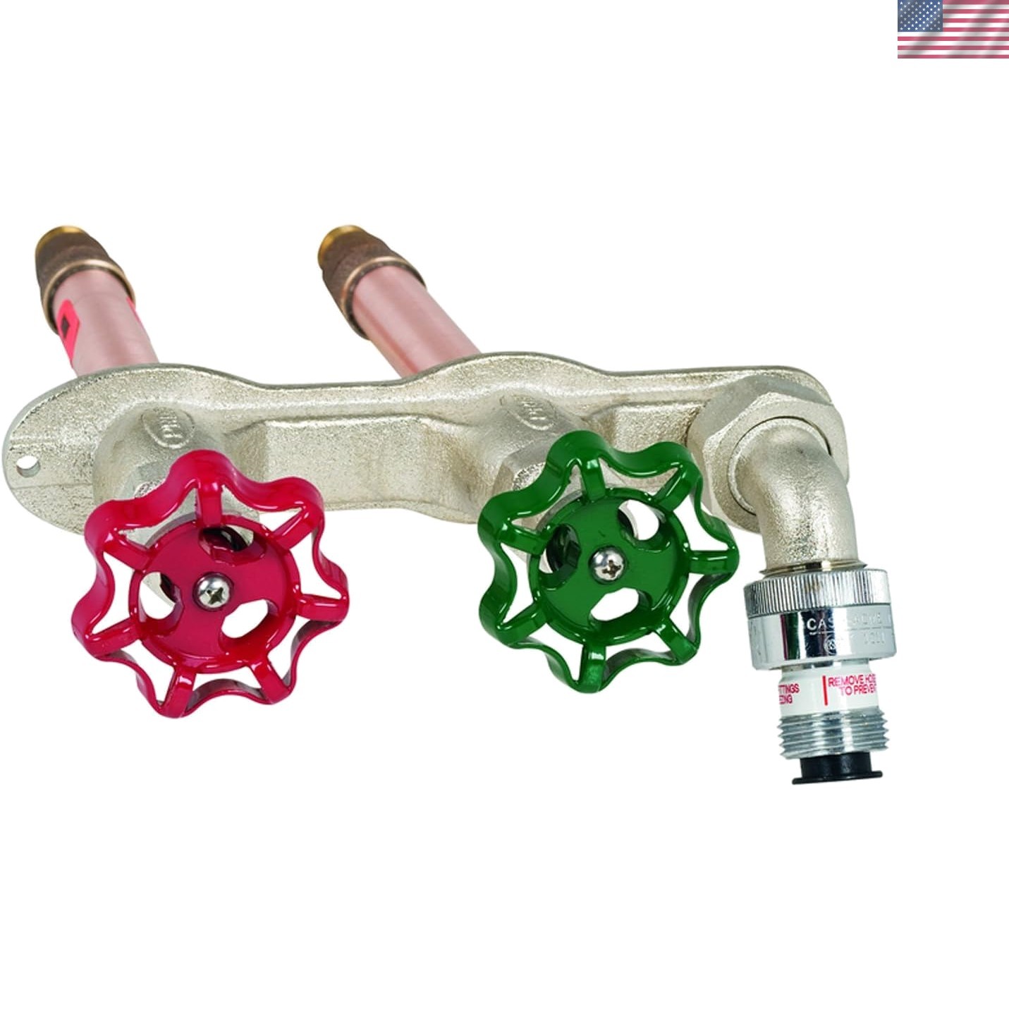 Residential Heavy-Duty 10-Inch Hot & Cold Anti-Siphon Hydrant with PEX Connect