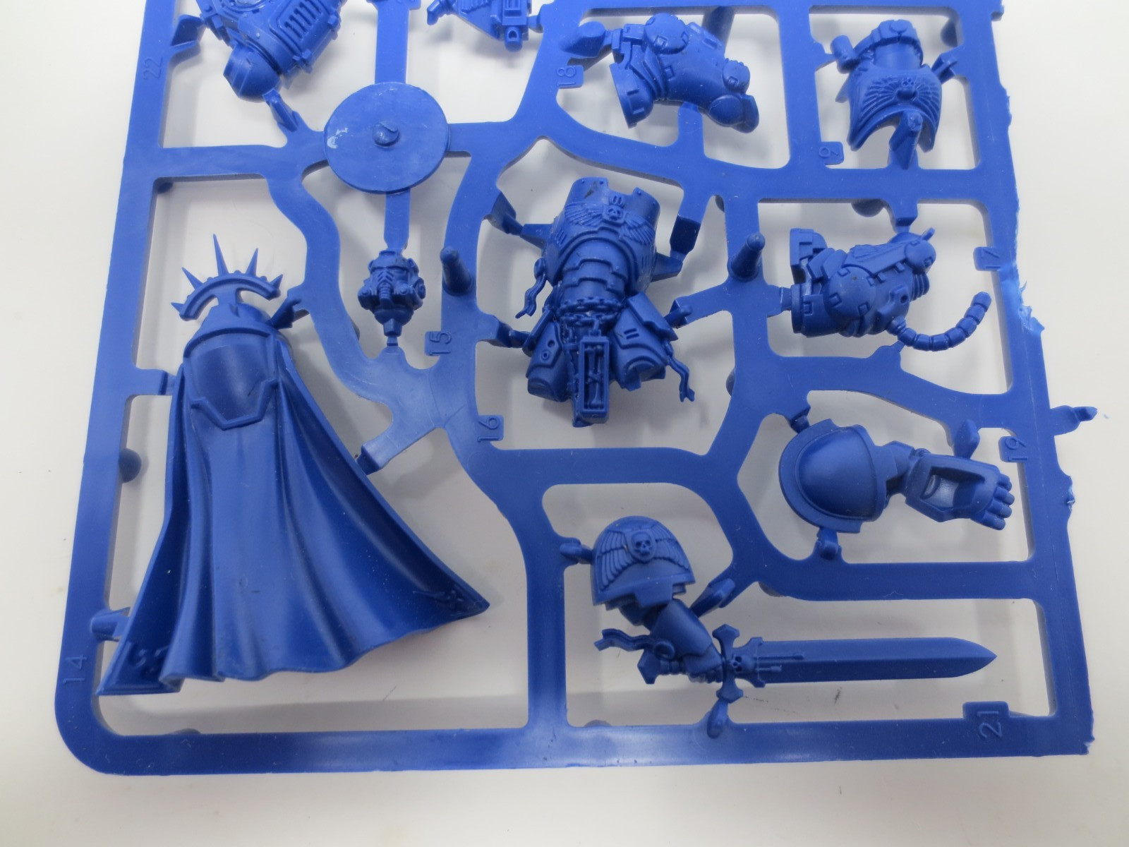 Space Marine Primaris Captain and Intercessor with Hellblaster on Sprue 40k A4