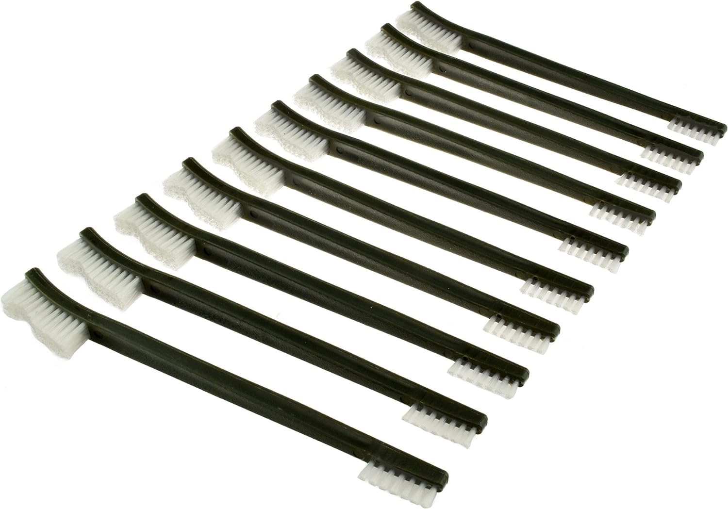 10 Piece Double Ended Gun Cleaning Brush Set for Firearms and Equipment