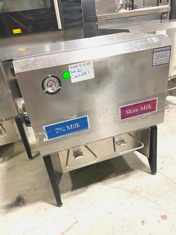 Cooler/Silver King SK10MAJ Majestic Milk Dispenser/ 12 Gallon/ Dual Head