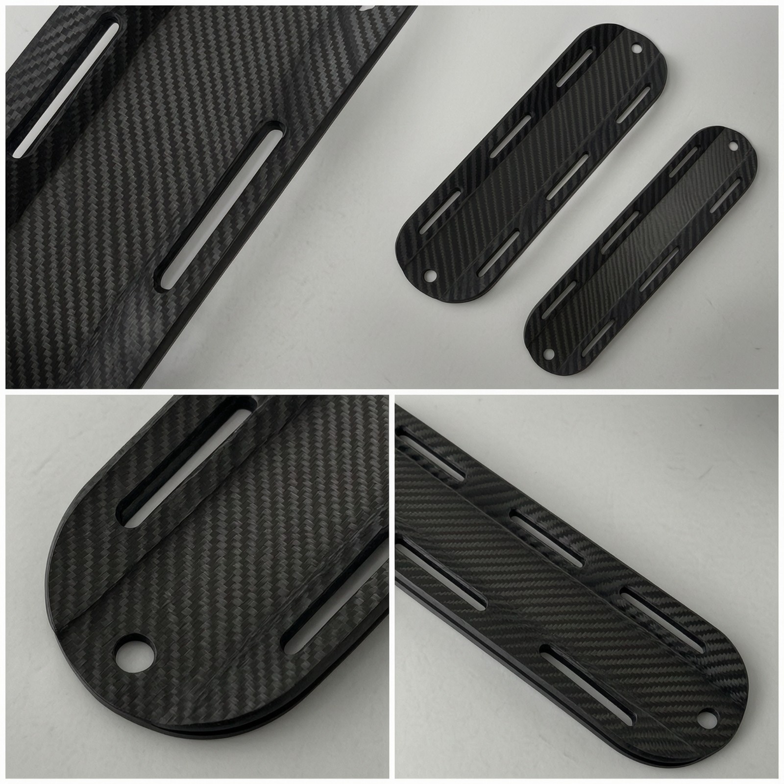 Scuba Diving Backplate Streamlined Scuba Backplate Rigid for Technical Divers