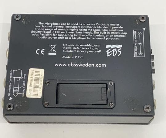 EBS MICROBASSII Bass Preamp