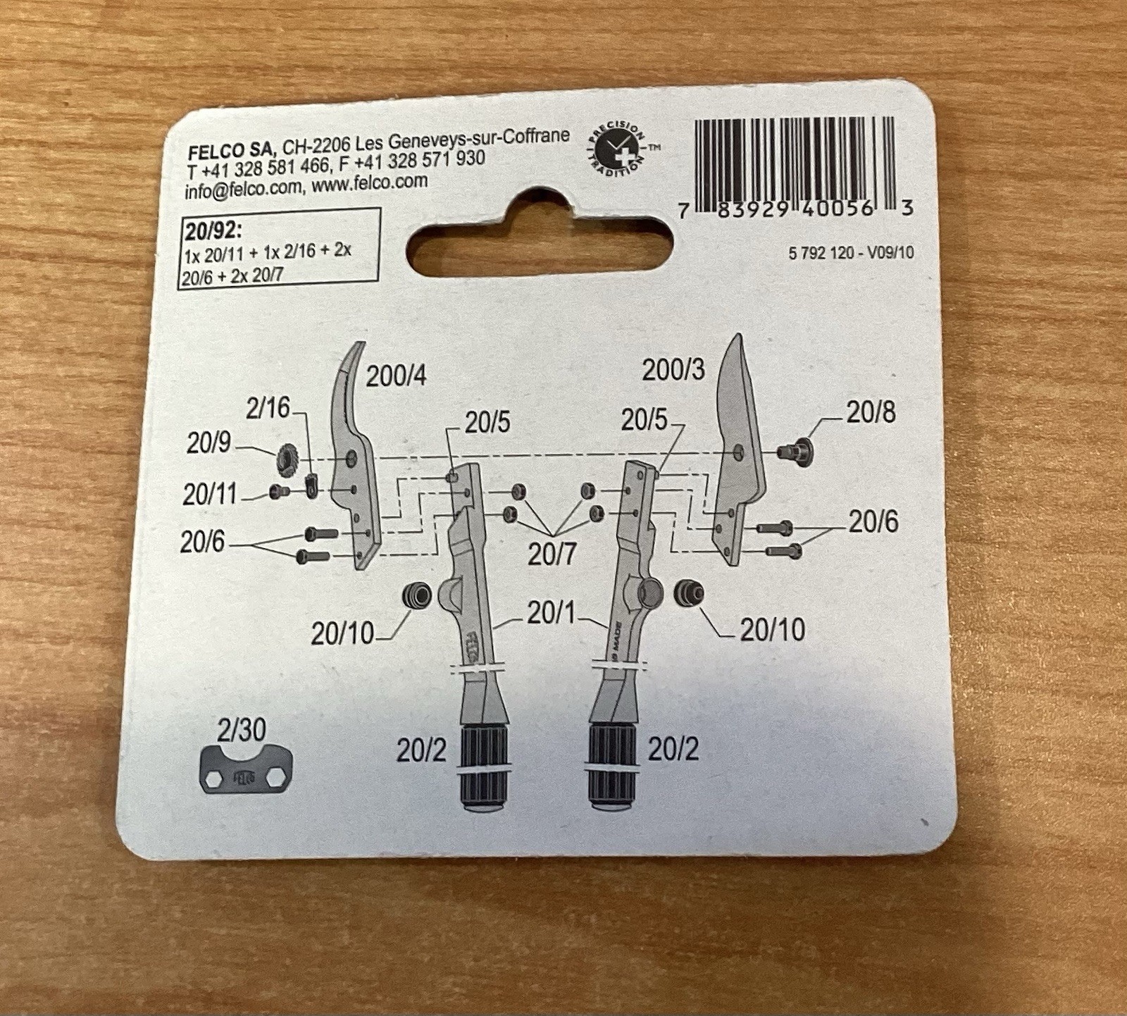Felco 20/92 Kit