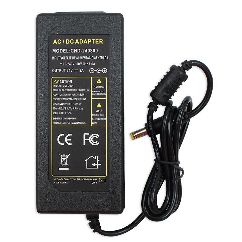 Herdio 4-Way Bluetooth Amp Receiver USB AUX+24V 3A Power Adapter